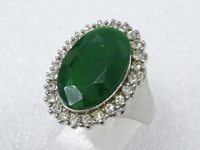 COLORED STONE FASHION RING / JP SIZE 21